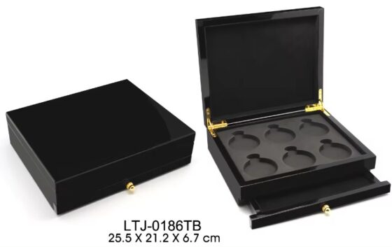 Wooden box for pocket watch - Image 3